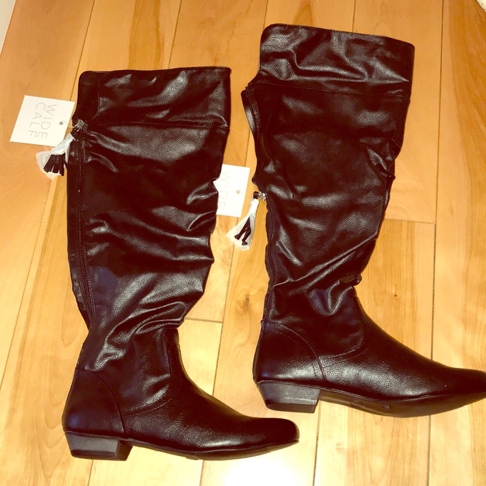 Fergalicious Over The Knee Wide Calf Boots!